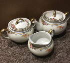 Noritake Tea Pot Set 1950s Style Tea Pot Milk Jug Sugar Bowl