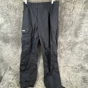 Pantalones Campmor Lluvia Viento Hombres Grandes Negros Nylon Cintura Elástica Camping Caminata - Imagen 1 de 19