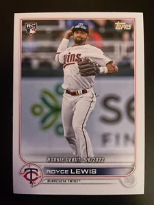 Royce LEWIS RC 2022 Topps Update Series Rookie Debut #US149 Minnesota Twins - Picture 1 of 2