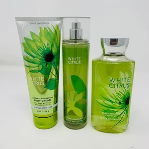 Bath and Body Works WHITE CITRUS 3 Piece Set (Body Cream, Mist, and Shower Gel) - Picture 1 of 4