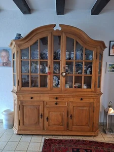 Vitrinenschrank Echtholz - Bild 1 von 5