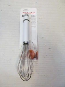 Kitchenaid Utility Whisk with Sturdy Stainless Steel Wires, White - Picture 1 of 4