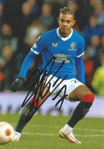 RANGERS: JUNINHO BACUNA SIGNED 6x4 ACTION PHOTO+COA - Picture 1 of 1