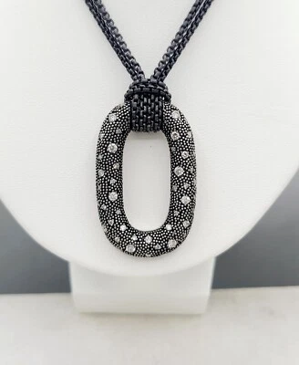 Colar pingente David Yurman meia-noite mesclado com diamantes  - Imagem 1 de 3