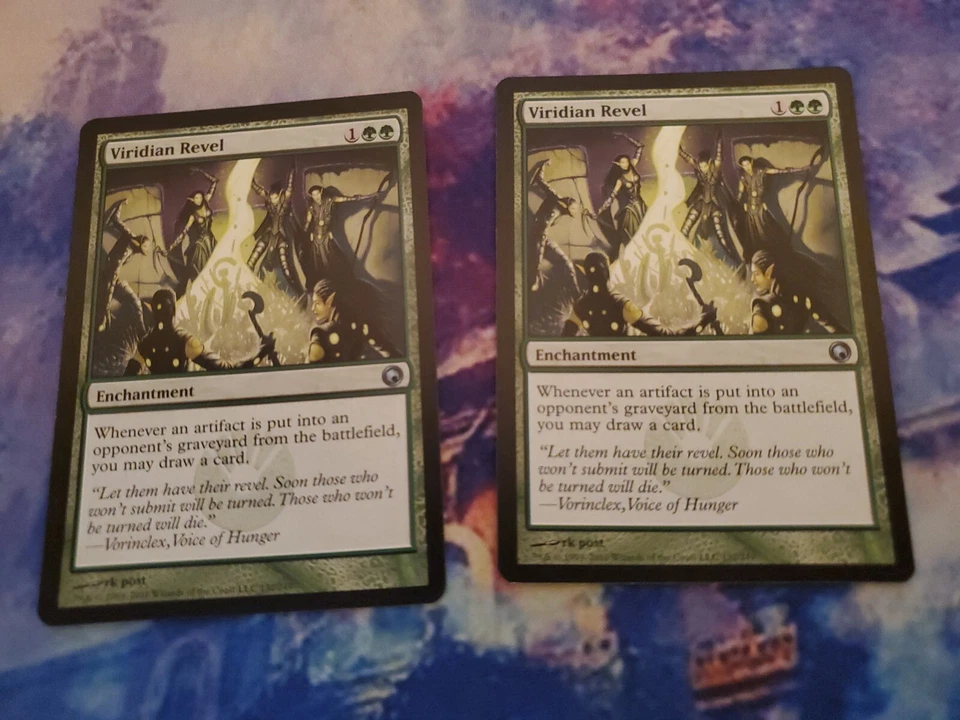 mtg Scars Of Mirrodin viridian revel 2x x2 NM - Image 1 of 1