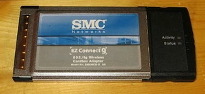 PCMCIA Wireless Wi-Fi 802.11G SMC Card **NEW** 98SE/2000/XP/7 - Picture 1 of 2