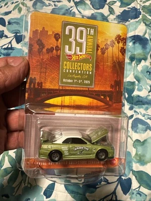 HOT WHEELS 39th LA CONVENTION NISSAN SKYLINE GT-R R34 DINNER CAR #2638/4200 - Image 1 of 4