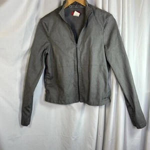 Espirit capospalla giacca donna grigio zip misto rayon vintage 5/6 - Foto 1 di 9