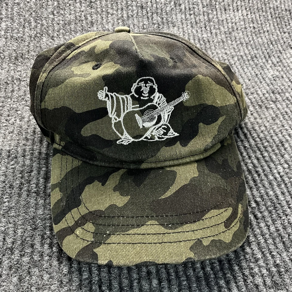 Gorra True Religion espalda a presión verde camuflaje bordado Buda para hombre Foto 1 de 4