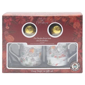 Christmas Robins Hot Chocolate Bomb Gift Set - Picture 1 of 6