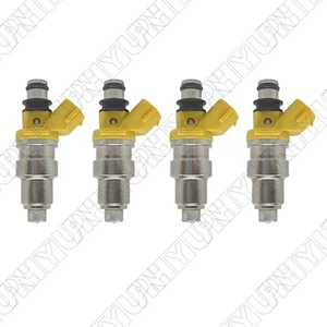 4 x Fuel Injectors 23250-15030 For Toyota Corolla AE100 5AFE 1.5L L4 1991-1997 - Picture 1 of 6