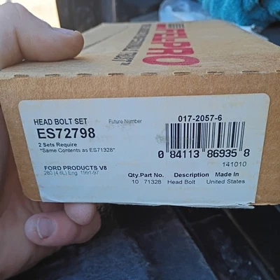 Juego de pernos de cabeza Fel-Pro ES72798 para Panoz Mercury Lincoln Ford 1991 1992 1993-2016 Foto 1 de 2