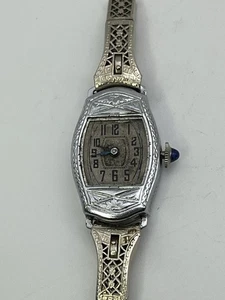 Piezas ART DECO Reloj Damas Whitever Diel Estuche SUIZO 12k GF Banda 6 Joyas COMO ESTÁ - Imagen 1 de 9