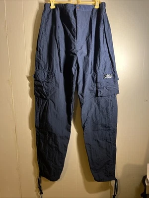 Pantalones cargo Quicksilver para mujer L grandes acero azul excelente estado nailon? Foto 1 de 4