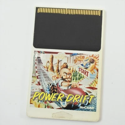 PC Engine Hu POWER DRIFT Card Only d348 pe - Image 1 of 3