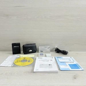 Nikon Coolpix S9 6.1MP Silver Digital Camera Full Kit 2GB Charger Y2K Retro VGC - Picture 1 of 8