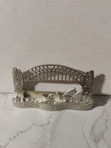 Portatarjetas de visita de metal Sydney Australia - Ópera, puente y veleros - Imagen 1 de 4