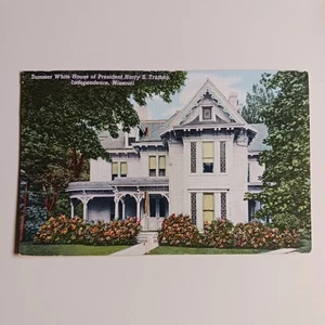 Postcard: Summer White House of President Harry S Truman~ Independence, Missouri - Picture 1 of 6