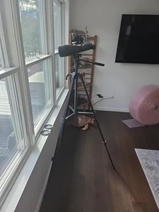 Celestron Skymaster 20x80 multicoated Bak-4 prism binoculars  with Ultima tripod - Picture 1 of 7