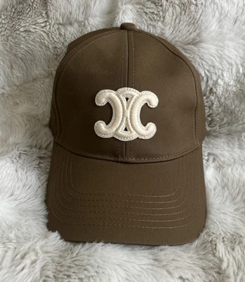 New Celine Triomphe Baseball Cap Adjustable Chocolate Brown Medium M - Image 1 of 4