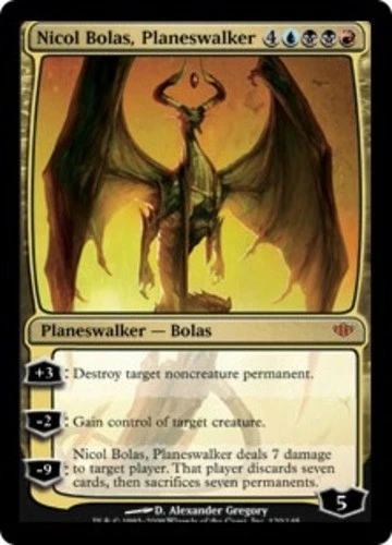 Nicol Bolas, Planeswalker - Foil Magic mtg Light Play, English Conflux x1 - Image 1 of 1