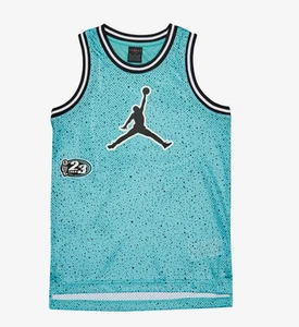 Jordan Play Off Speckle Basketball Tank Top - Sky Blue - Picture 1 of 2