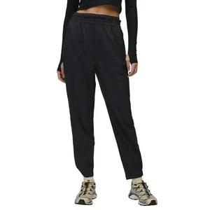 Prana Wonderland Rocks Pant Women's S Charcoal High Rise Relaxed Fit Tapered Leg - Picture 1 of 13