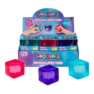 444694 SMOOSHO'S JELLY CUBE FIRM SQUEEZE STRESS RELIEF SENSORY PLAY - Picture 1 of 4