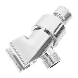 2 Stück T-Stück Steckdosenhalterung Universal Duschkopfhalter verstellbar - Bild 1 von 12