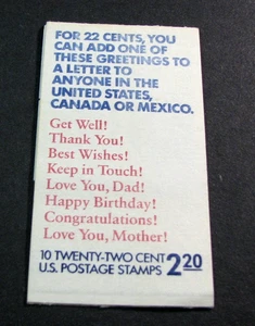 USA Briefmarke Scott # Blk 155 Grüße postfrisch H359 - Bild 1 von 1