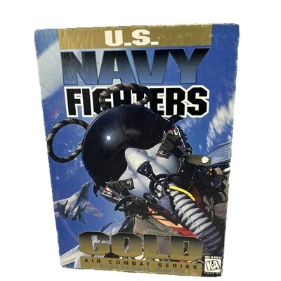 US Navy Fighters Gold Air Combat Series PC Game CD-ROM 1995 EA with box - Image 1 of 4