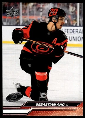 2023-24 Upper Deck Sebastian Aho #30 - Image 1 of 2