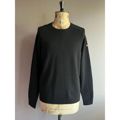 Ben Sherman Jumper Mens Size M Black Lambswool Wool Knit Pullover - Image 1 of 4