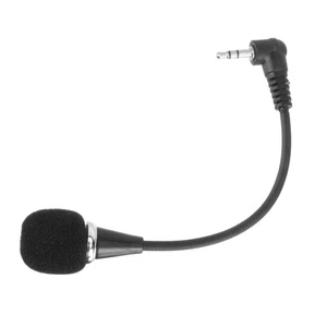 Mini 3.5mm Flexible Microphone Mic for PC Laptop Notebook Skype MSN - Afbeelding 1 van 12