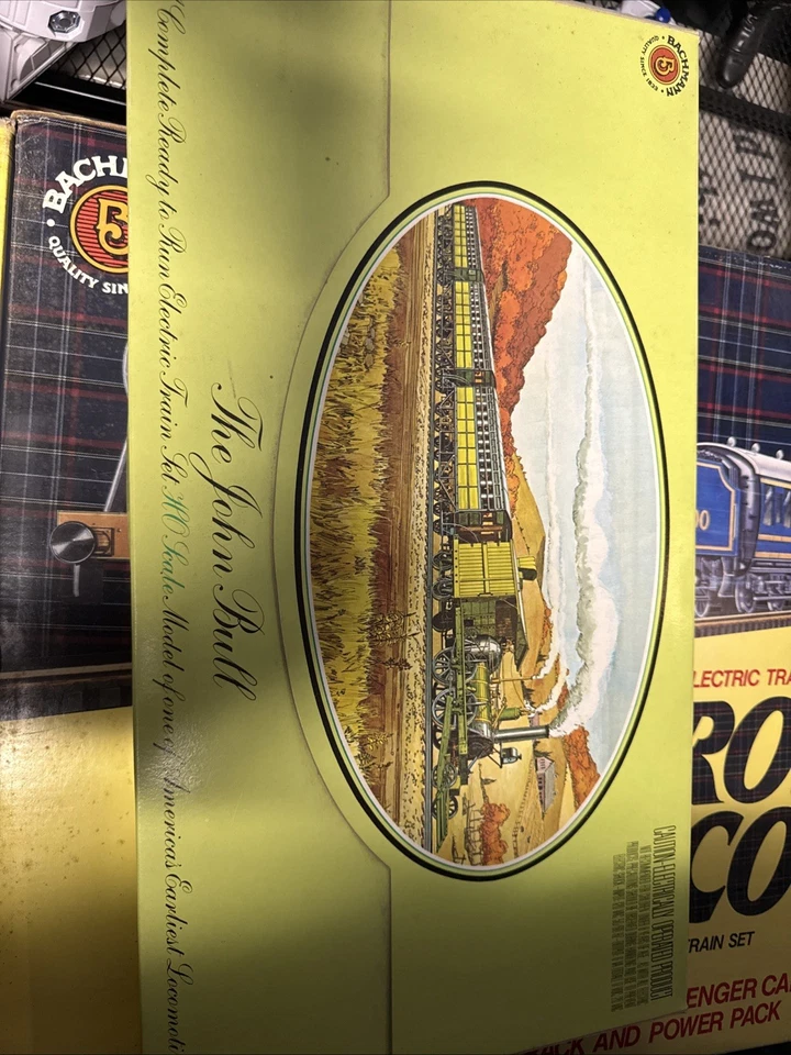 HO BACHMANN THE JOHN BULL ELECTRIC TRAIN SET # 40-140 (NEW IN OPEN BOX) - Image 1 of 1