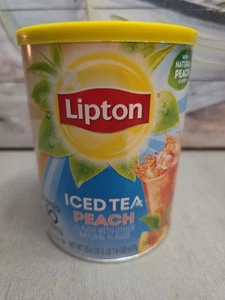 Lipton Iced Tea Mix, Peach Sweetened Tea, Makes 10 10 Quarts (Pack of 1) - Picture 1 of 3