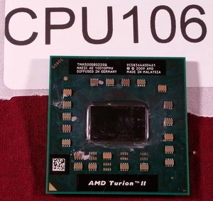 CPU106 - AMD Turion II Dual-Core 2.2GHz S1 Laptop CPU TMM500DB022GQ  - Used - Picture 1 of 2
