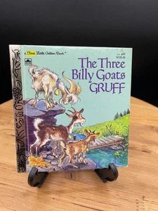 The Three Billy Goats Gruff,  A First Little Golden Book 1982 Vintage - Bild 1 von 6