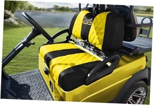 Golf Cart Seat Covers for Club Car Precedent,DS and Yama Golf Carts OEM Yellow - Picture 1 of 7