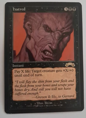 Hatred LP Exodus MTG Magic the Gathering Reserved List - Image 1 of 4