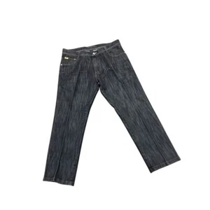 Southpole Jeans Men's 32x32 Black 8180 Straight Denim Pants Skater Hip Hop Y2K - Picture 1 of 8