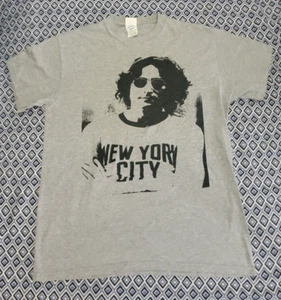 John Lenon New York City Beatles Vintage Men's T-Shirt Size M - Picture 1 of 15