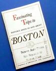 1935 Boston Tour Guide Book?Amoco American Oil Co ?Fascinating Trips? + 2 More!