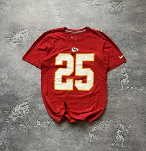 Nike S Vintage NFL 25 Charles Tee T-shirt Polo Jersey Tank Swoosh Kansas City - Picture 1 of 12