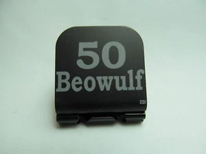 50 Beowulf Laser Etched Aluminum Hat Clip Brim-it - Picture 1 of 9