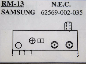 62569-002-035 / for SAMSUNG, NEC / VCR RF MODULATOR / RM-13 /1 PIECE (qzty) - Picture 1 of 7
