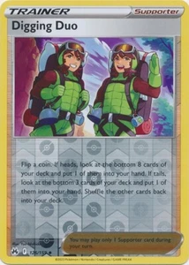 Reverse Holo Digging Duo 126/159 Uncommon Crown Zenith Pokemon TCG - Picture 1 of 1
