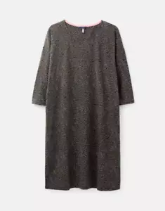 JOULES Lacey Dress Size 10 Green Leopard Print Jersey Relaxed Fit NEW OC44 - Picture 1 of 10