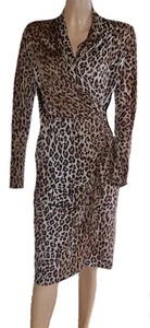Marc Cain Sexy Leopard Kleid Wickelkleid Gr. 34 36 - Bild 1 von 8