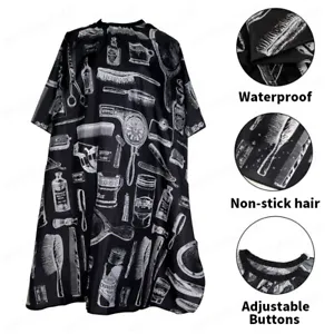 New Hair Cutting Cape Pro Salon Hairdressing Hairdresser Gown Barber Cloth Apron - Picture 1 of 9